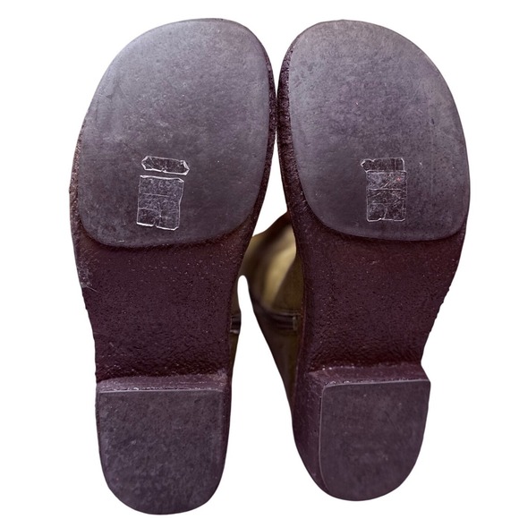 Miz Mooz Utrecht Tall Boots Olive Green Leather Womens US 6.5 37 - Picture 9 of 12